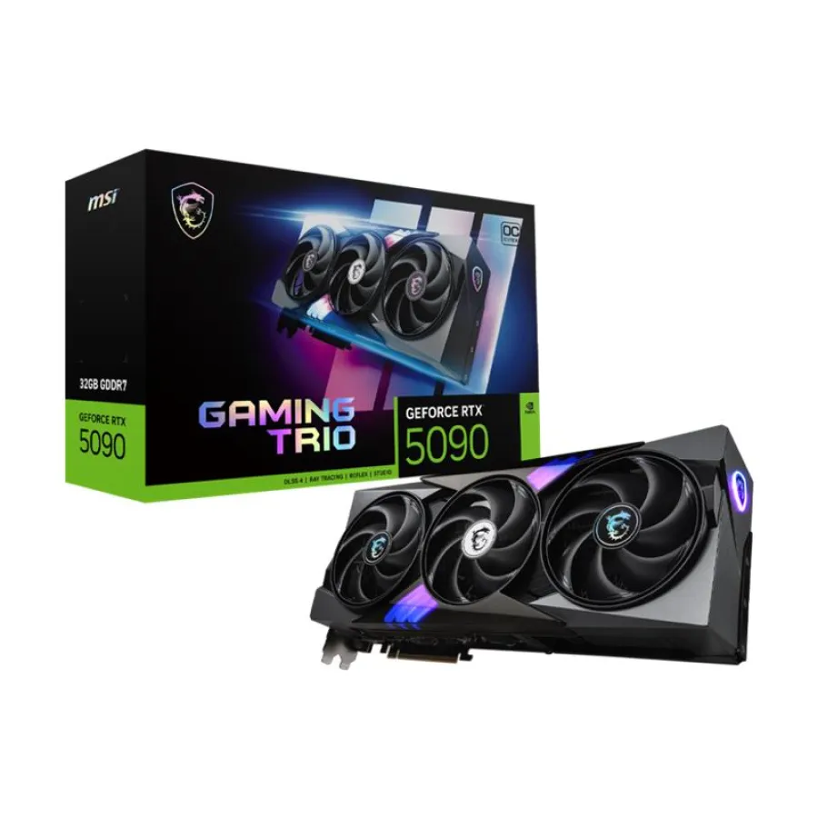 MSI GeForce RTX 5090 Gaming Trio OC 32GB GDRR7 512BIT 1XHDMI 3XDP EKRAN KARTI
