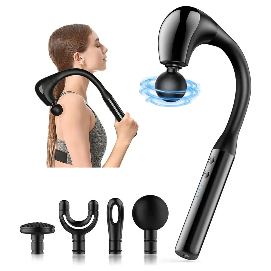 NVR-11 Eğim Masaj Aleti (JA-G4) - Çoklu Masaj Modu, Ergonomik Uzun Sap, Sessiz Çalışma