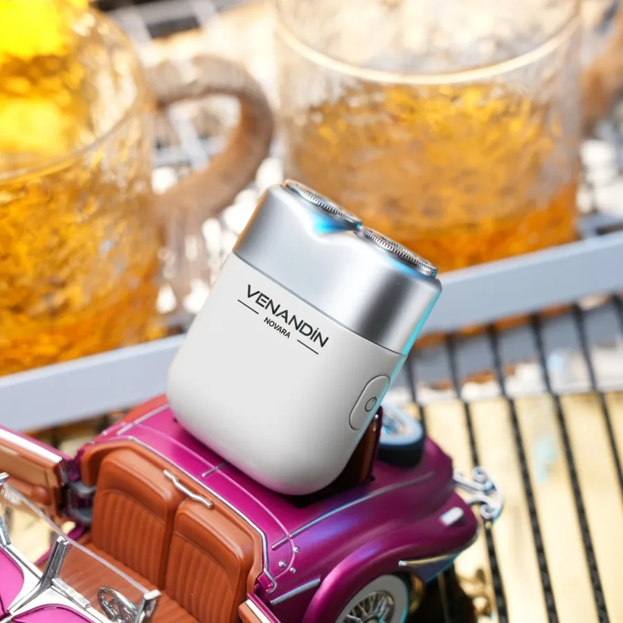 NVR-72 (Hilda JX-08) Taşınabilir Şarjlı Su Geçirmez Tıraş Makinesi, 6600 RPM Güçlü Motor, IPX7 Koruma, Manyetik Başlık