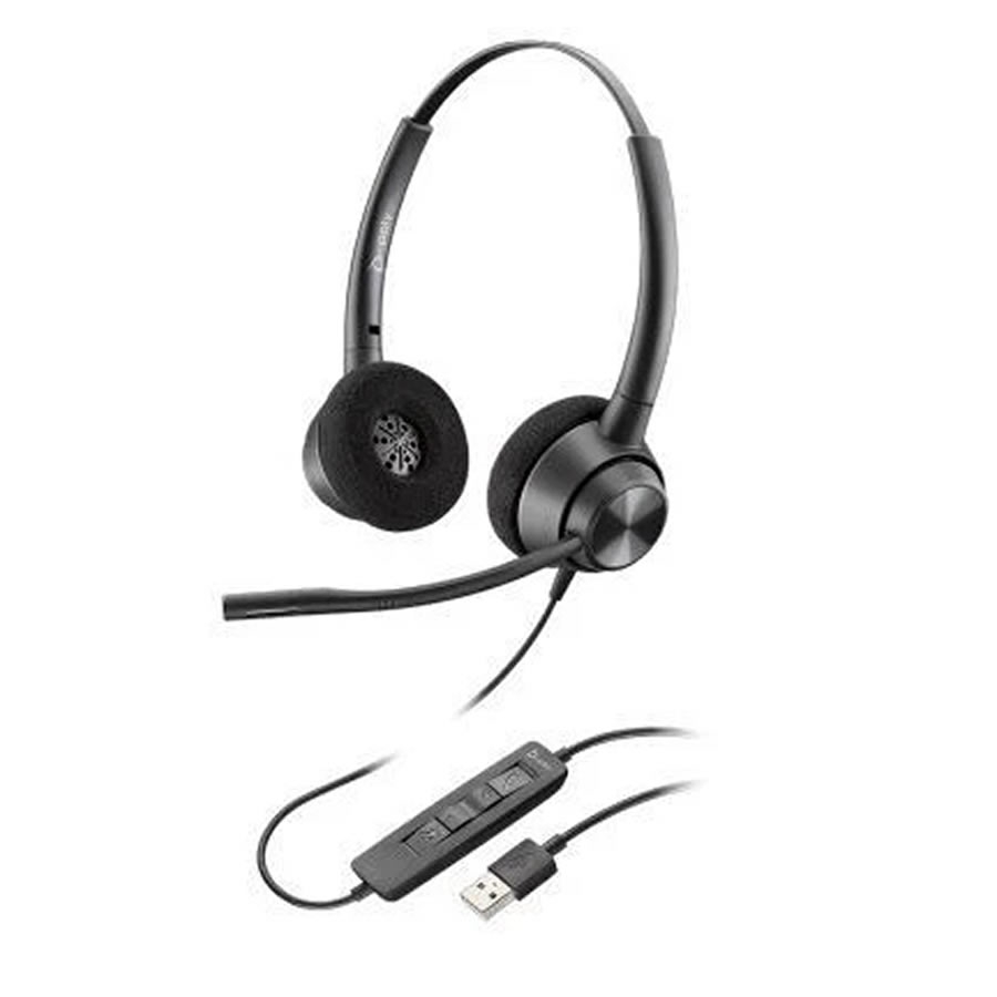 Poly EncorePro 320 767G0AA Stereo USB-A Kablolu Çağrı Merkezi Kulaklığı