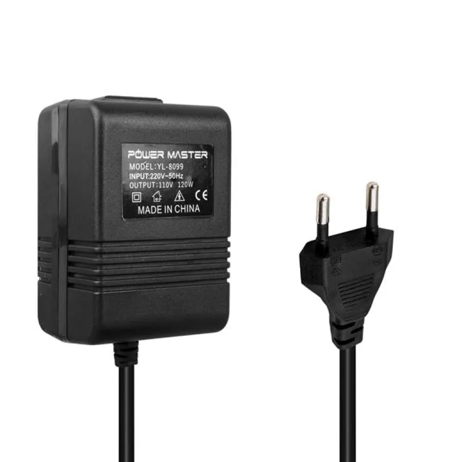 Powermaster PM-18708 220V-110V 120Va  Ac/Ac Dönüştürücü Transformatör