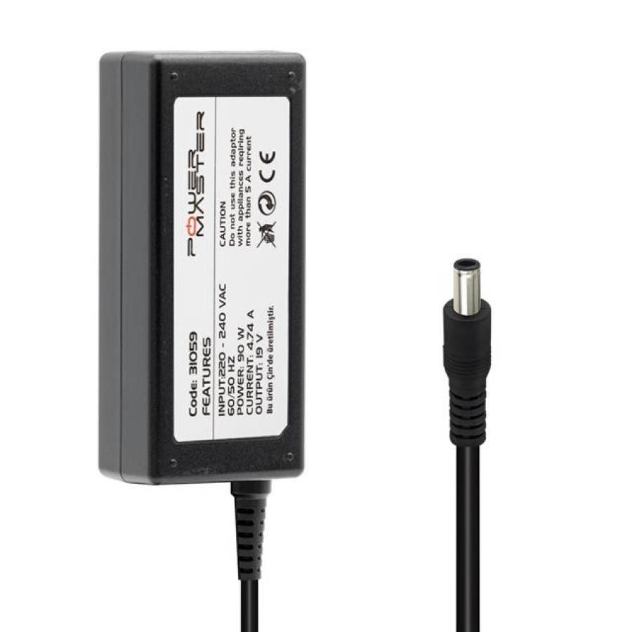 Powermaster PM-31059 19 Volt - 4.74 Amper 5.5*3.0 Mm Uçlu Adaptör (Samsung Notebook)