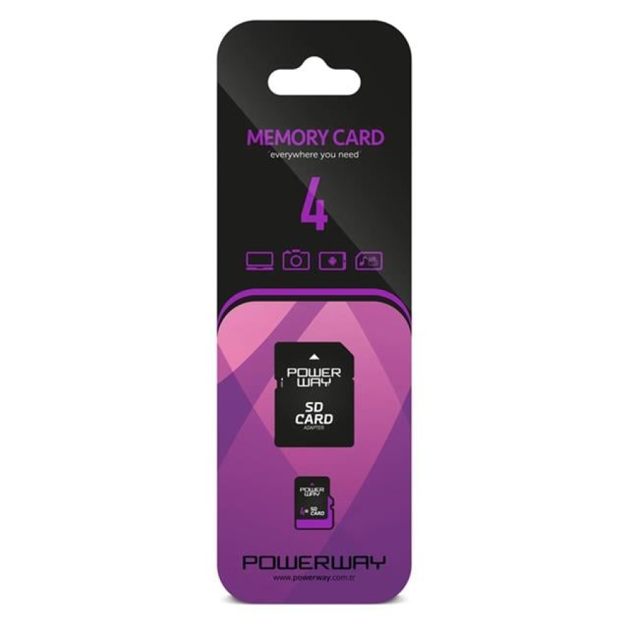 Powerway PWR-4 Micro 4GB Micro SD Hafıza Kartı