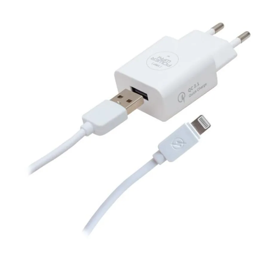 Powerway X-907 5 Volt 2000 mA Hızlı Şarj Başlık Adaptörü - iPhone Kablo