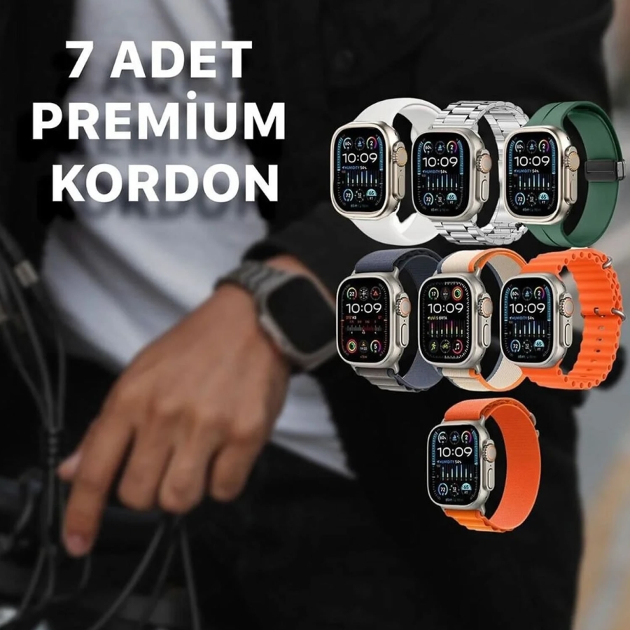 RM Timeless Ultra 2 AMOLED 47mm Akıllı Saat- Wi-Fi, GPS, Nabız ve Kan Oksijen Ölçümü, Su Geçirmez Unisex Akıllı Saat