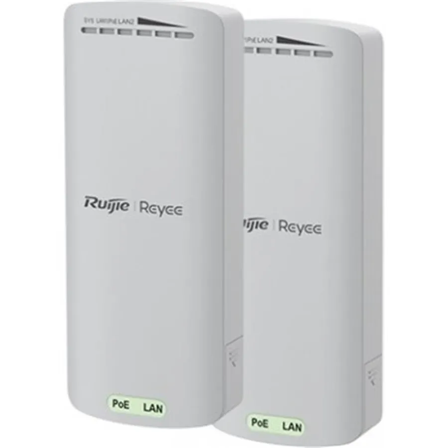 RUIJIE REYEE RG-EST100-E 2.4GHZ 300MBPS 500 METRE PTP 70 DERECE DIŞ ORTAM 2 LI SET ACCESS POINT(ADAPTÖRLÜ)