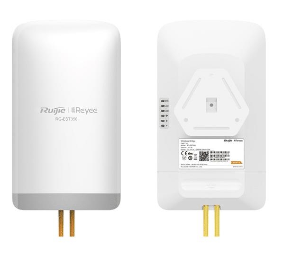RUIJIE REYEE RG-EST350 V2 867MBPS 5KM PTP 30 DERECE DIŞ ORTAM 2 LI SET ACCESS POINT(ADAPTÖRLÜ)
