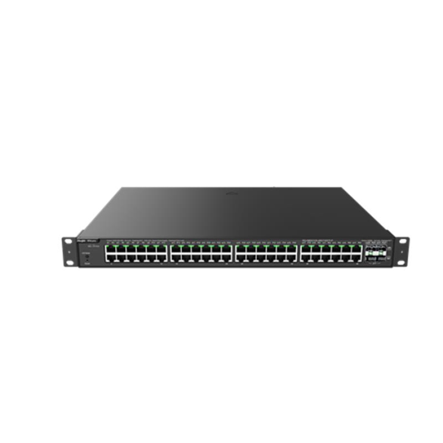 RUIJIE REYEE RG-NBS3100-48GT4SFP-P 48 PORT GIGABIT + 4X1GB SFP UPLINK 370W POE YÖNETİLEBİLİR RACKMOUNT SWITCH