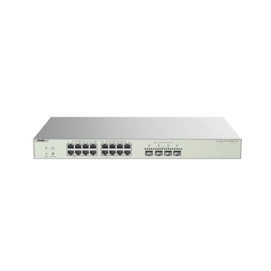 Ruijie Reyee RG-NBS3300-16MG4XS-HP 16 Port 2.5G L2+ Yönetilebilir PoE++ Switch - 4x10G SFP+, 370W, Cloud Yönetim