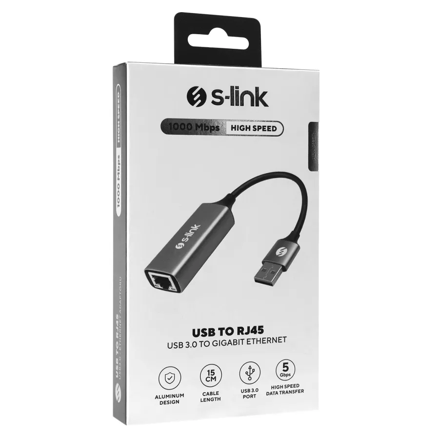 S-LINK SW-U334 USB - ETHERNET DÖNÜŞTÜRÜCÜ