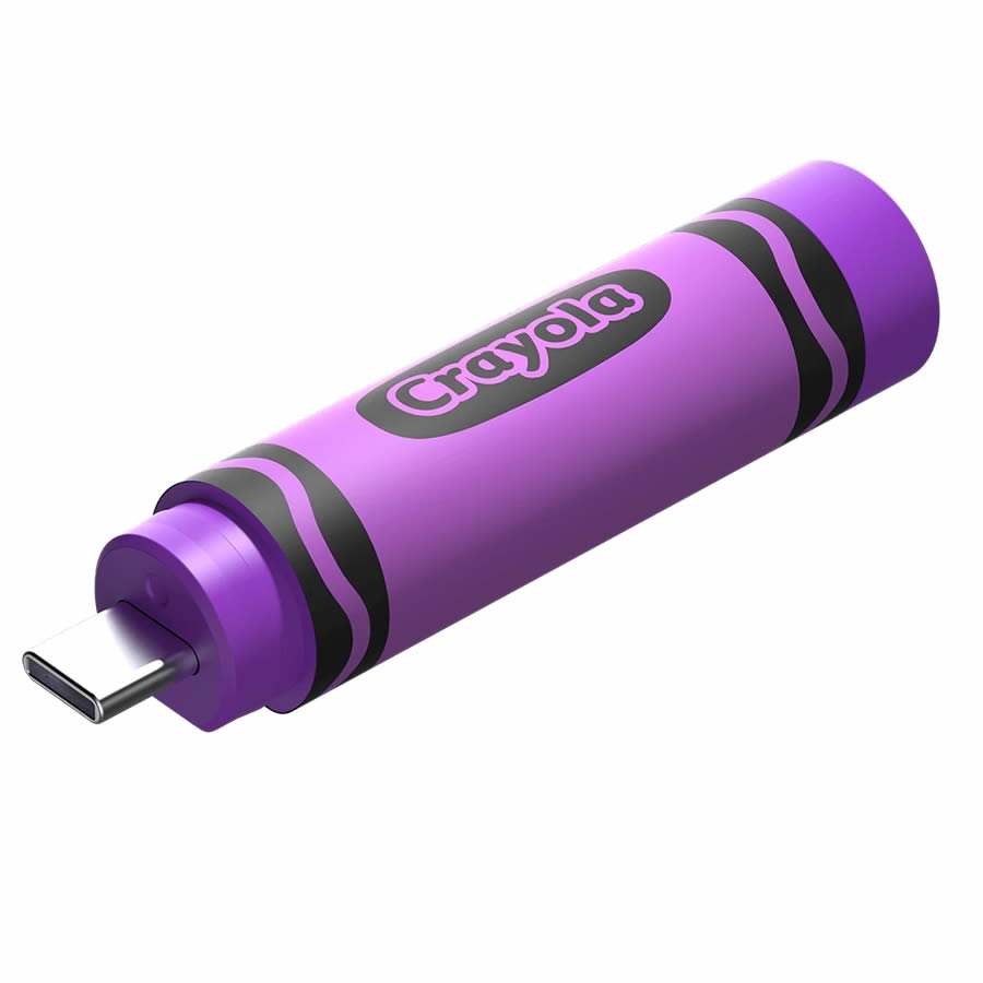 SANDISK Crayola USB-C Vivid Violet 128GB SDCZIC-128G-G46V Flash Bellek