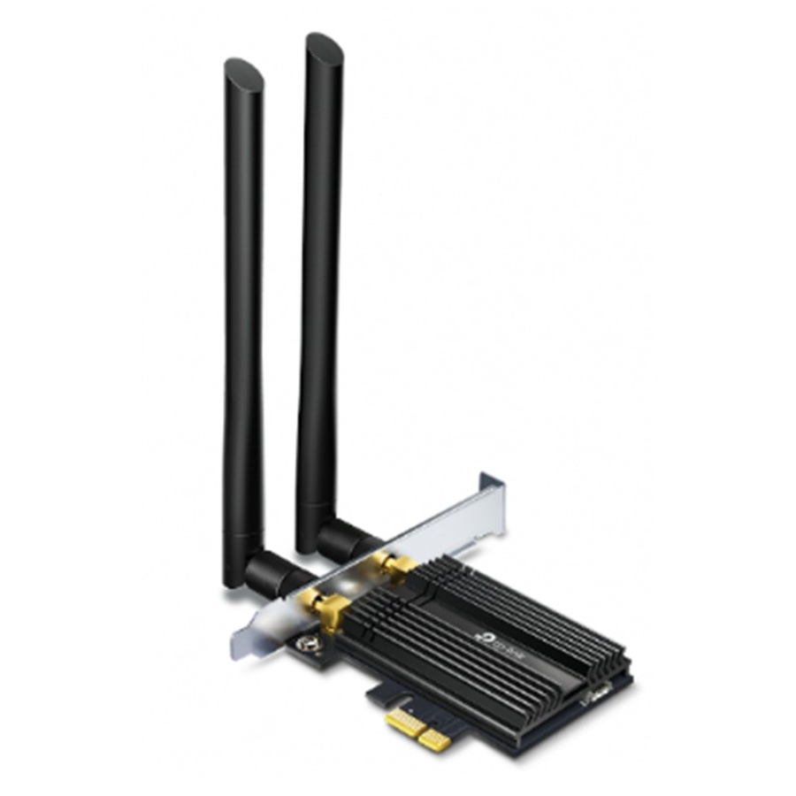 TP-Link Archer TX50E AX3000 Wi-Fi 6 PCIe Adaptör, Bluetooth 5.0, Dual Band 2402+574 Mbps, Intel Chipset