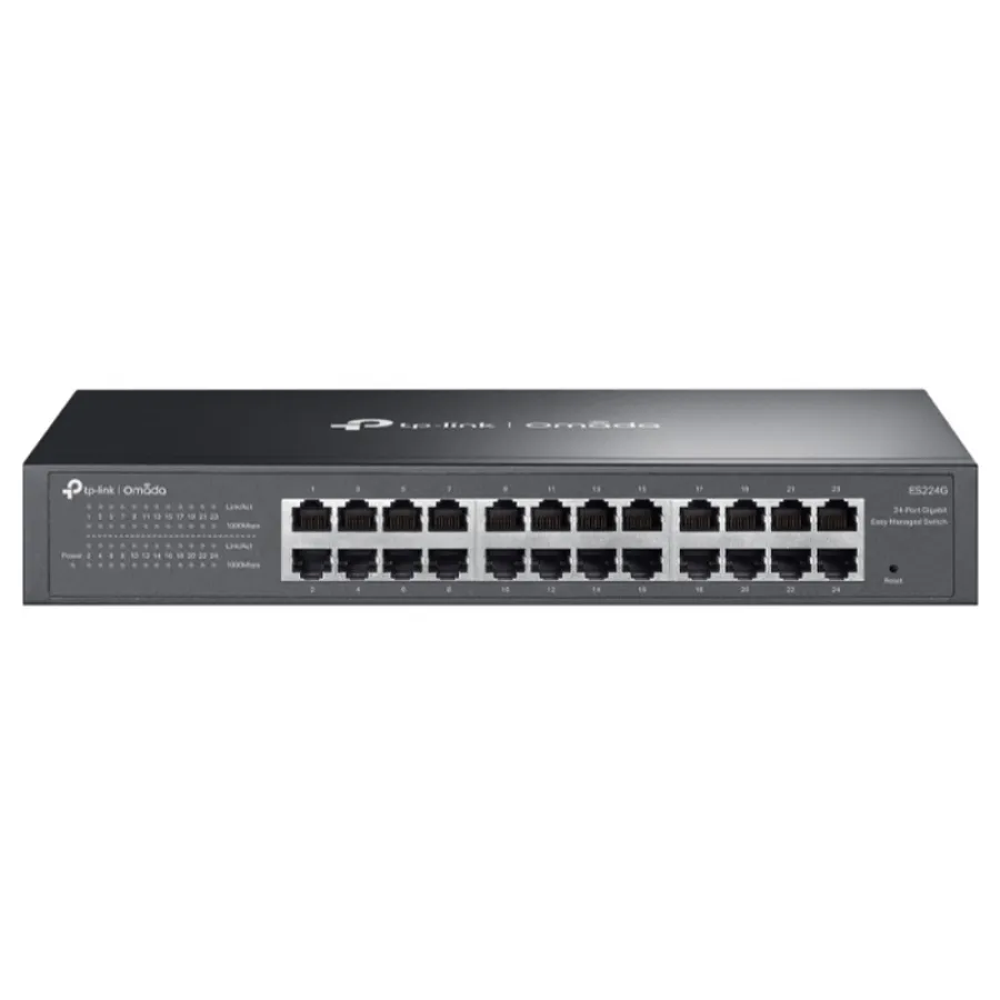 TP-LINK OMADA ES224G 24 PORT GIGABIT EASY YÖNETLEBİLİR METAL KASA SWITCH