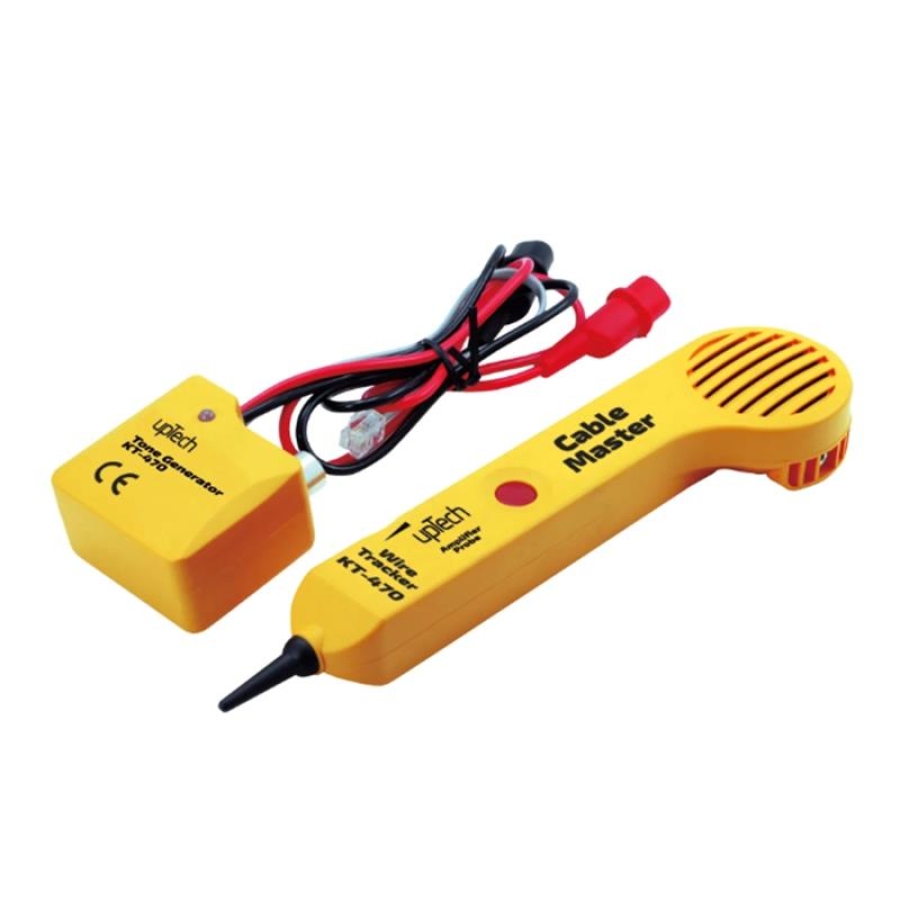 Uptech KT-470 Profesyonel Kablo Bulucu & Network Kablo Test Cihazı, 500m Mesafe, Hassasiyet Ayarlı, RJ11 Destekli
