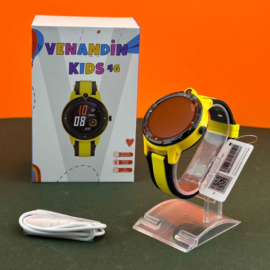 Venandin Kids Kameralı Akıllı Çocuk Saati VN-2104 - GPS Konum, Sesli Arama, 300mAh Batarya