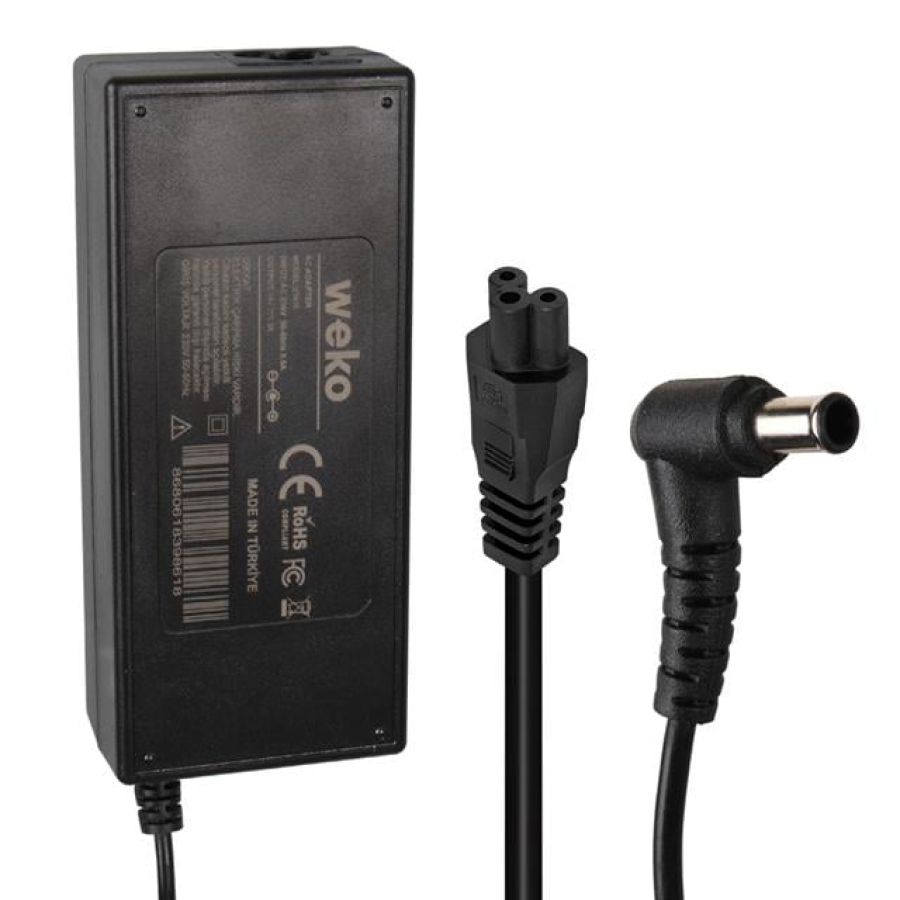Weko 14 Volt - 3 Amper 6.5*4.4 Uçlu Yerli Üretim Plastik Kasa Masaüstü Samsung Monitör Adaptörü