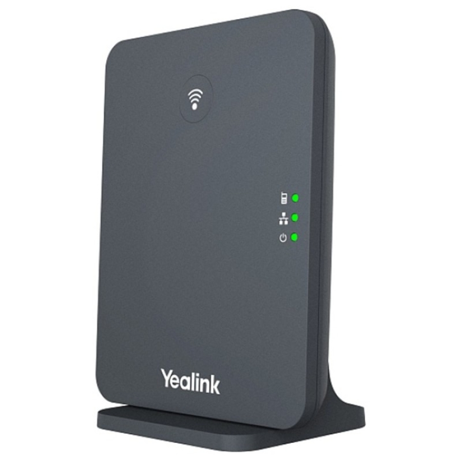 Yealink W70B SIP DECT Baz İstasyonu - 10 SIP Hesap & 20 Eşzamanlı Çağrı Destekli DECT IP Baz İstasyonu, PoE ile Güçlendirilmiş İşletme İletişim Çözümü
