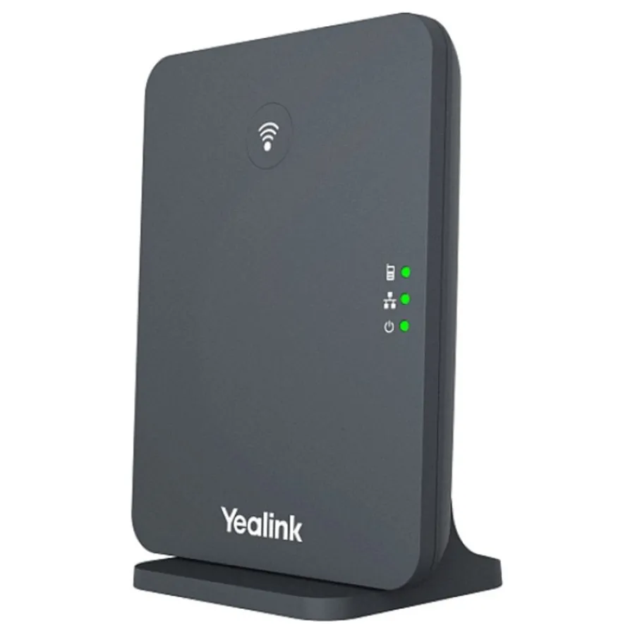Yealink W70B SIP DECT Baz İstasyonu - 10 SIP Hesap & 20 Eşzamanlı Çağrı Destekli DECT IP Baz İstasyonu, PoE ile Güçlendirilmiş İşletme İletişim Çözümü