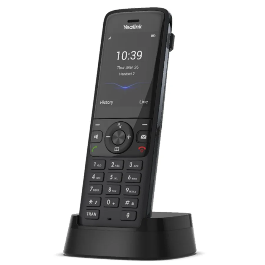 YEALINK W78H 2.4 INC RENKLİ EKRAN HD SES GÜRÜLTÜ ENGELLEME TİTREŞİM SIP IP DECT TELEFON