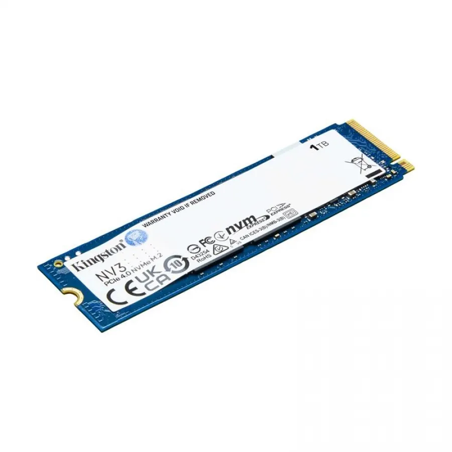 1TB KINGSTON M2 DISK NV3 2280 GEN4 M.2 PCIE 4.0 NVME 6.000/4.000 SNV3S/1000G