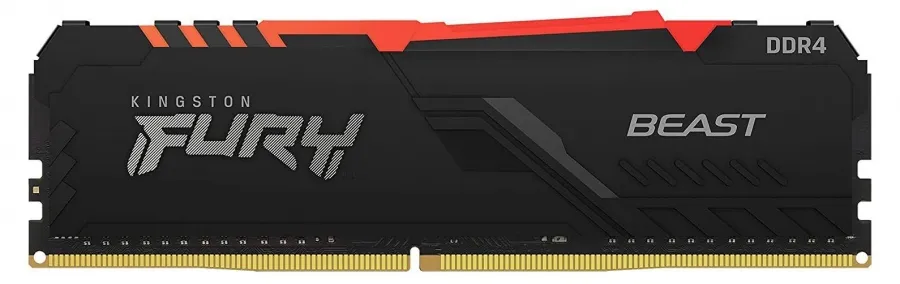 16 GB DDR4 3600 KINGSTON FURY BEAST CL18 KF436C18BBA/16 RGB DT