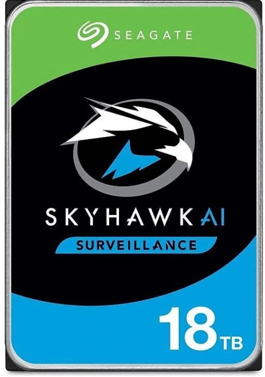 18 TB SEAGATE 3.5 SKYHWAK SATA SV35 7200RPM 256MB ST18000VE002 (3 YIL RESMI DIST GARANTILI)