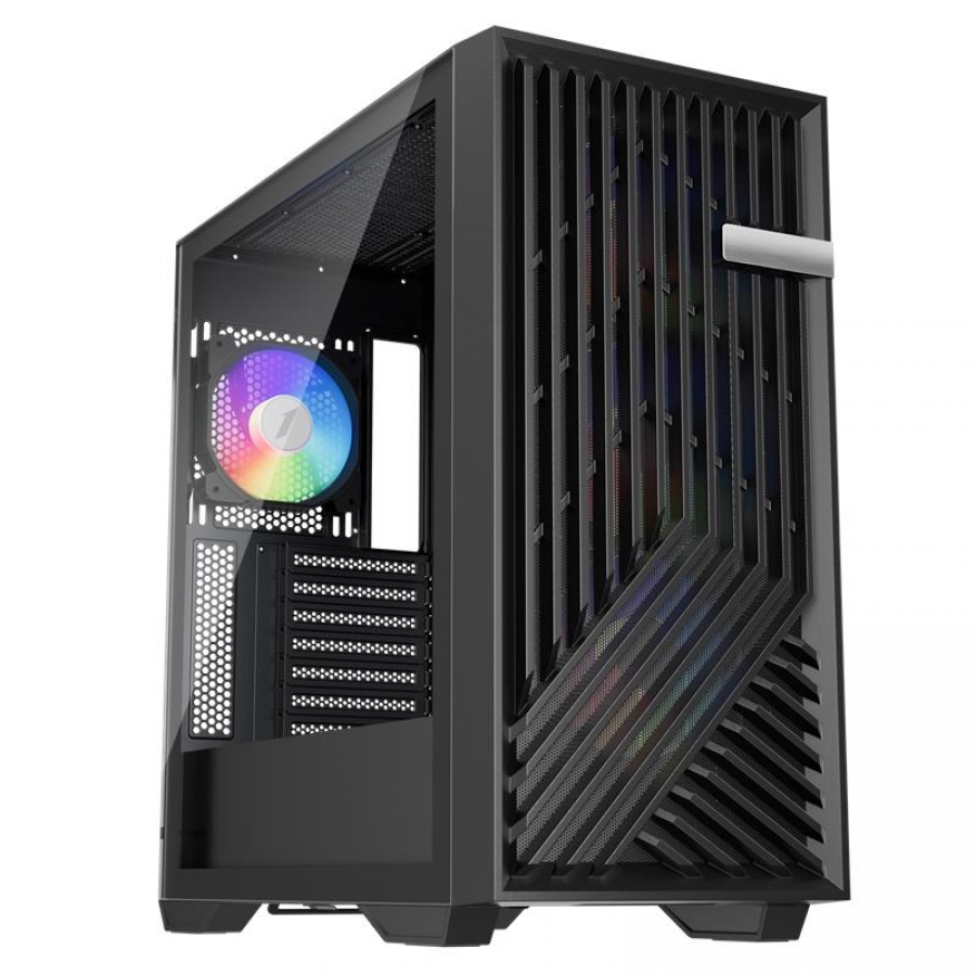 1ST PLAYER FD8 SİYAH 750W ARGB TEMPERLİ CAM MESH E-ATX GAMİNG KASA