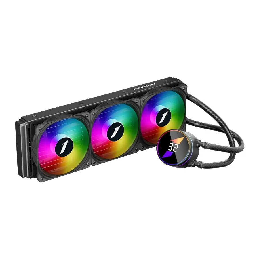 1ST PLAYER THUNDERSTORM TS3 360MM SİYAH ARGB SICAKLIK EKRAN GÖSTERGELİ AM5 / LGA1700 İŞLEMCİ SIVI SO