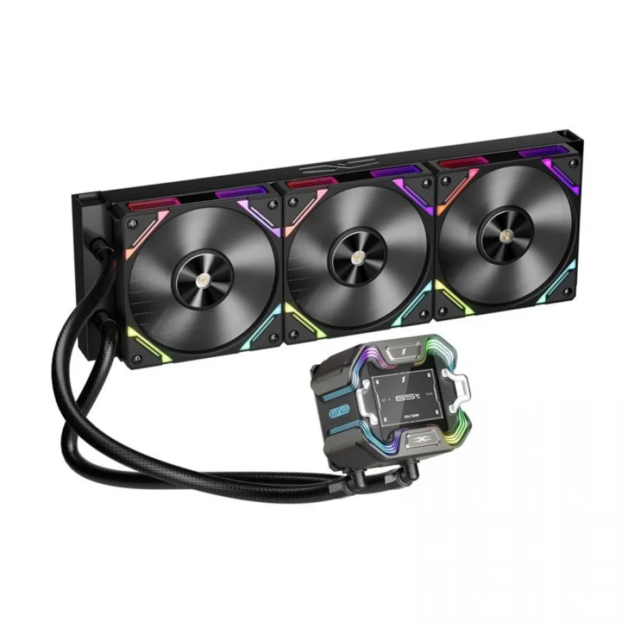 1ST PLAYER X STARSHIP 360MM SİYAH ARGB IPS 2.4" DİJİTAL EKRANLI PREMIUM İŞLEMCİ SIVI SOĞUTUCU