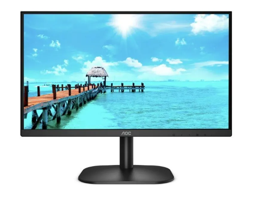 23.8 AOC 24B2XDAM 4MS 75MHZ 1XVGA 1XHDMI 1XDVI FHD 1920X1080 HOPARLÖR ÇERÇEVESİZ DÜŞÜK MAVİ IŞIK VESA SİYAH