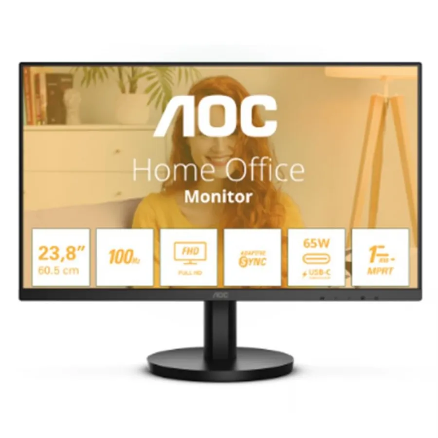 23.8 AOC 24B3CA2 IPS HDMI TYPE-C FHD MONİTÖR