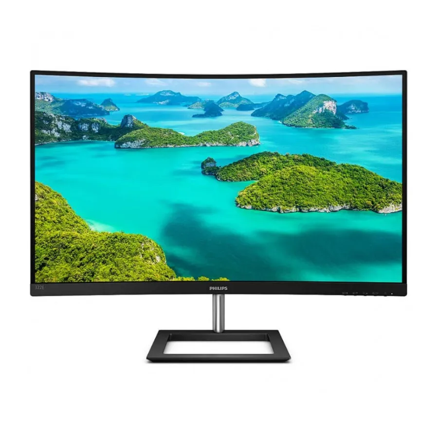 31.5 PHILIPS 322E1C/00 4MS 75MHZ 1XVGA 1XHDMI 1XDP FHD 1920X1080 CURVED VESA SİYAH