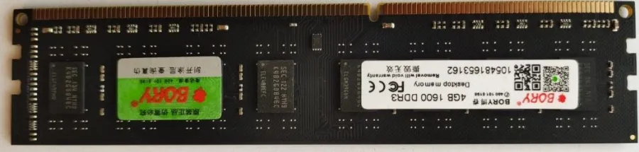 4 GB DDR3 1600MHZ BORY KUTULU DESKTOP