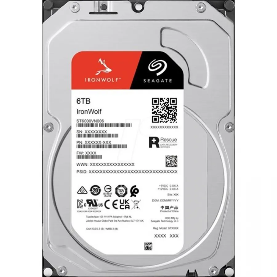 6 TB SEAGATE 3.5 IRONWOLF SATA3 5400RPM 256MB ST6000VN006