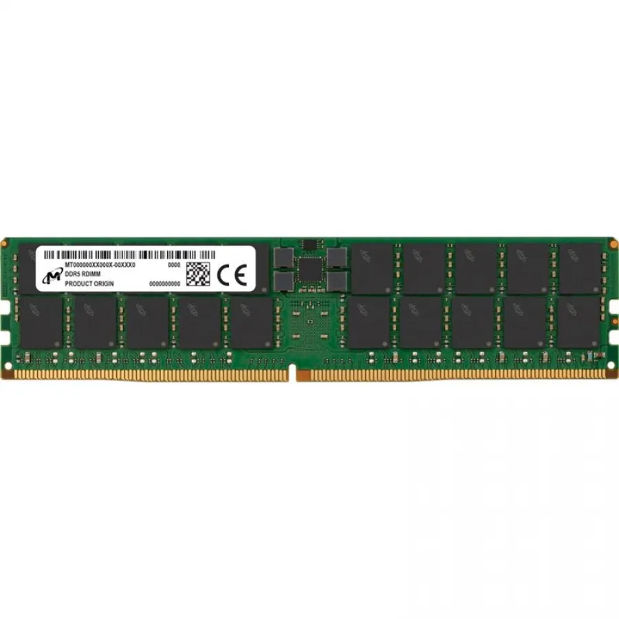 64 GB MICRON DDR5 4800MHZ RDIMM CL40 2RX4 MTC40F2046S1RC48BR