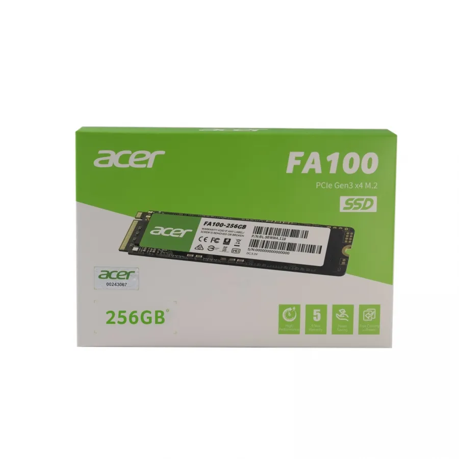 Acer FA100 PCIe NVMe 256GB