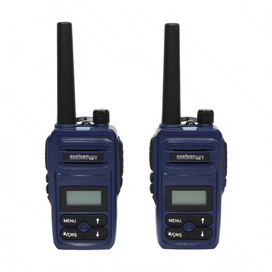 Aselsannet PM 985 PMR El Telsizi (2 Adet Cihaz, 2 Adet Pil Seti, 1 Adet Masa Üstü Şarj Cihazı)