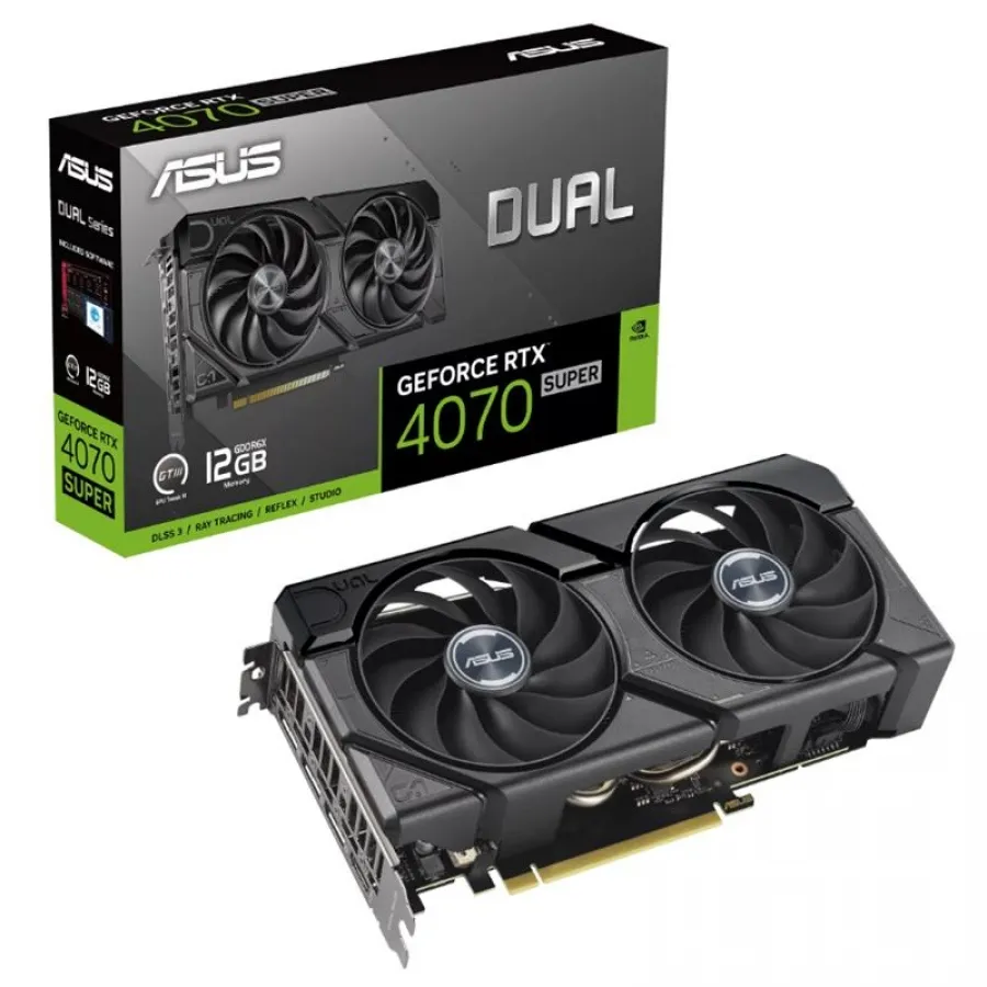 ASUS GEFORCE DUAL RTX 4070S 12G EVO 12GB GDDR6X 1XHDMI 1XDP EKRAN KARTI