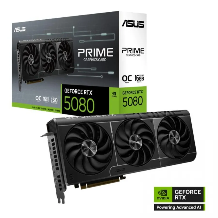 Asus GeForce RTX 5080 Prime OC16GB GDDR7 256BIT 1XHDMI 3XDP EKRAN KARTI