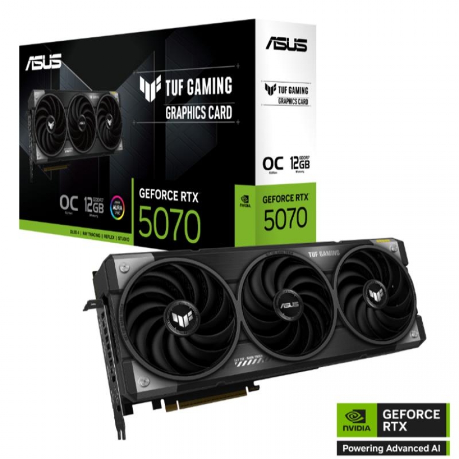 Asus GeForce RTX 5070 TUF Gaming OC 12GB GDDR7 192BIT 2XHDMI 3XDP EKRAN KARTI