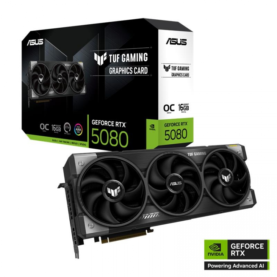 Asus GeForce RTX 5080 TUF Gaming OC 16GB GDDR7 256BIT 2XHDMI 3XDP EKRAN KARTI