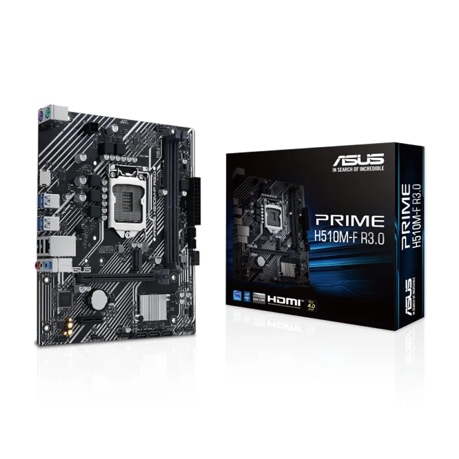 ASUS PRIME H510M-F R3.0 DDR4 3200MHZ 1XHDMI USB2.0 1XM.2 MATX 1200P ANAKART