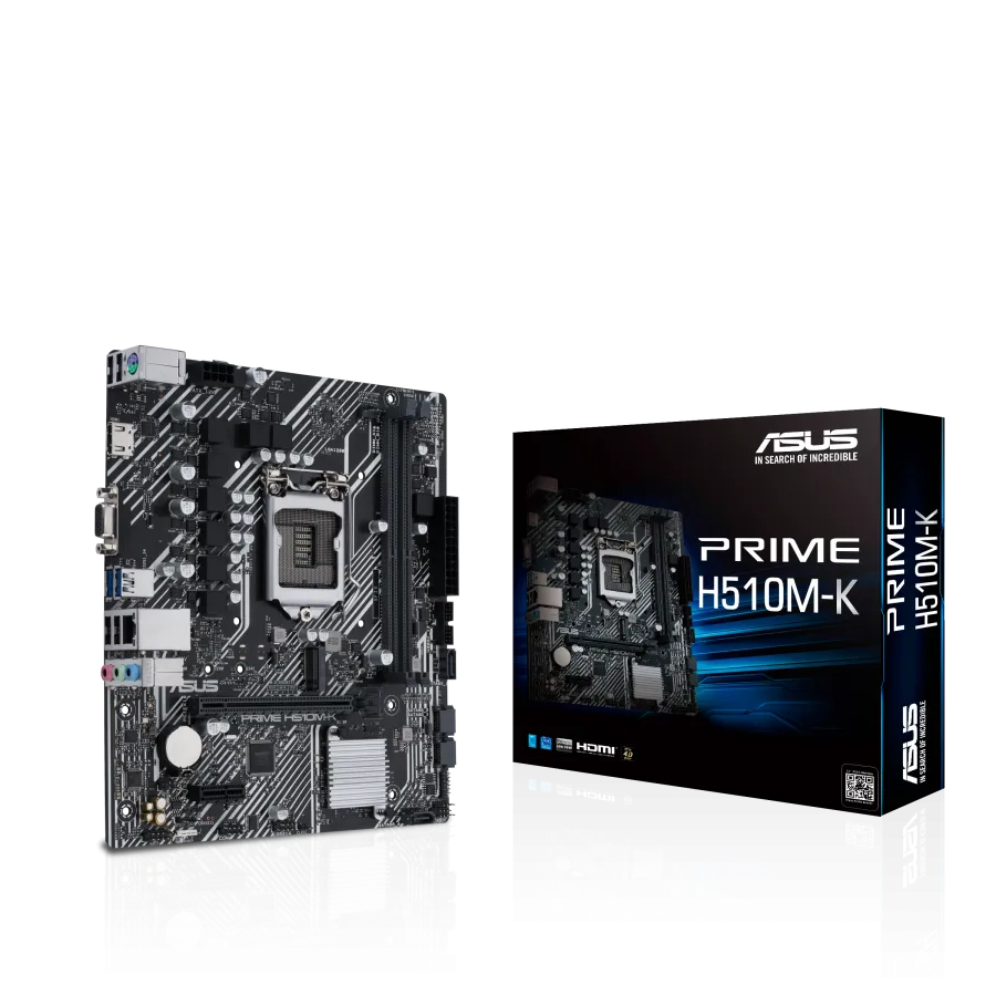 ASUS PRIME H510M-K DDR4 3200MHZ 1XVGA 1XHDMI 1XM.2 USB 3.2 MATX 1200P