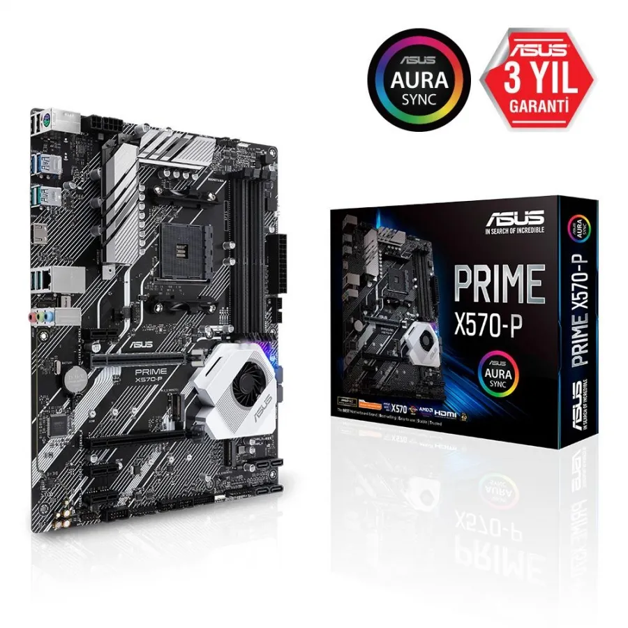 ASUS PRIME X570-P DDR4 5100MHZ 1XHDMI 1XM.2 AURA RGB ATX AM4