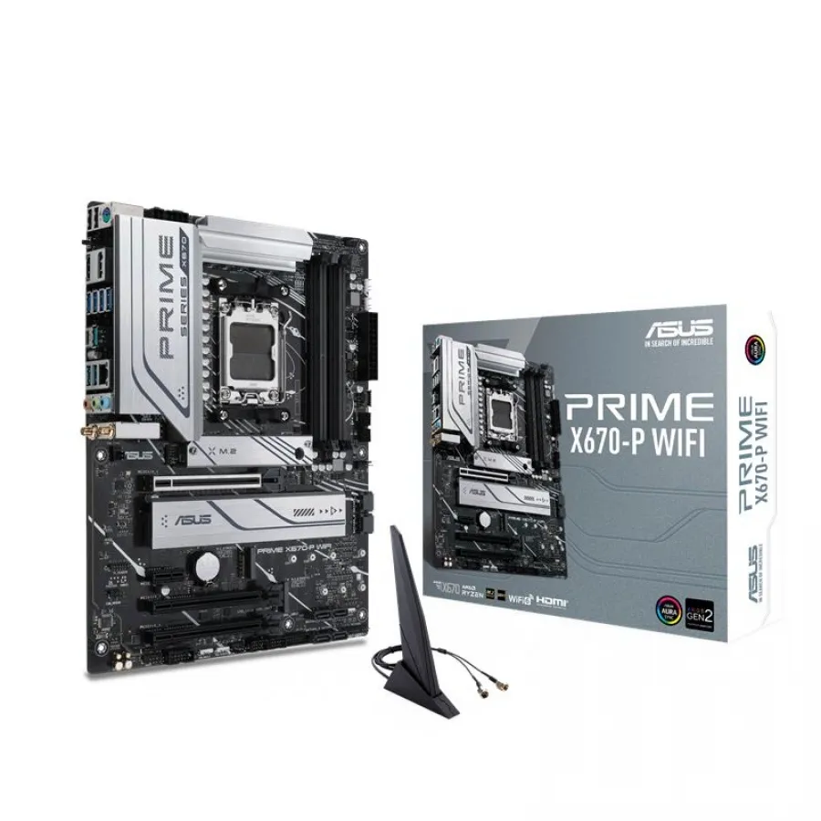 ASUS PRIME X670-P WIFI DDR5 6400MHZ 1XHDMI 1XDP 3XM.2 USB 3.2 ATX AM5 ANAKART
