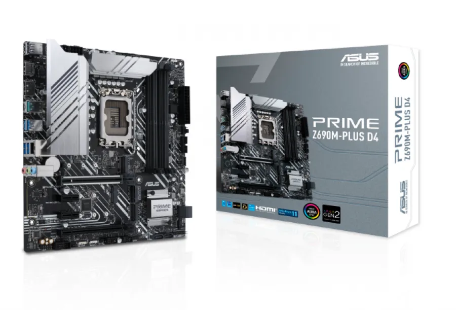 ASUS PRIME Z690M-PLUS D4 DDR4 5333MHZ 1XHDMI 1XDP 3XM.2 USB 3.2 MATX 1700P