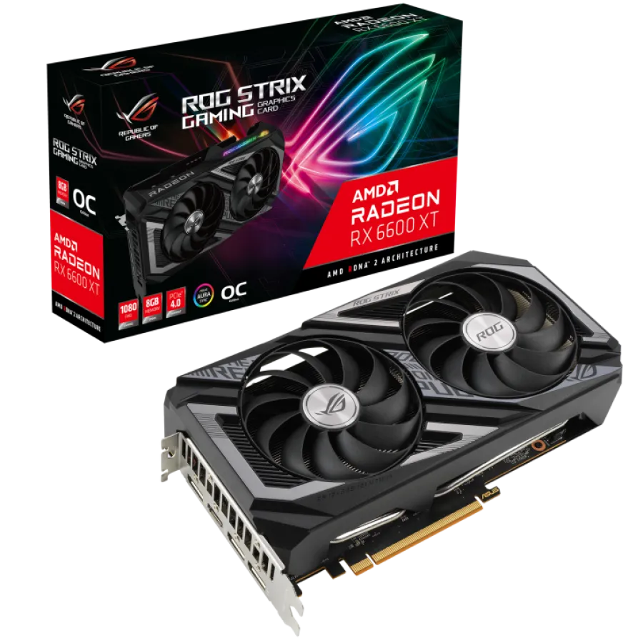 ASUS ROG STRIX RX6600XT-O8G GAMING DDR6 128B 1XHDMI 3XDP