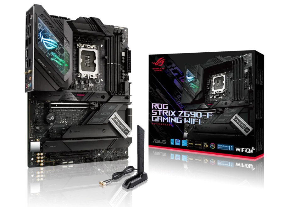 ASUS ROG STRIX Z690-F GAMING WIFI DDR5 6400MHZ 1XHDMI 1XDP 4XM.2 USB 3.2 ATX 1700P