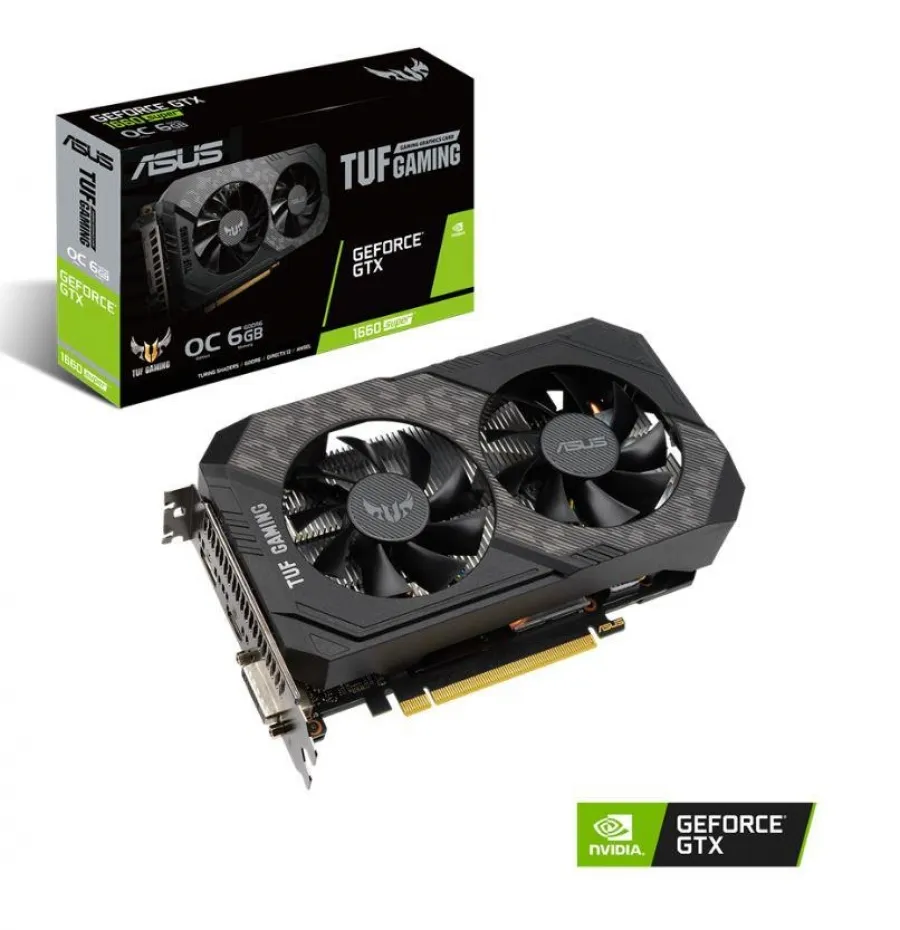 ASUS TUF GTX1660S-O6G 6GB DDR6 192B 1XHDMI 1XDP 1XDVI