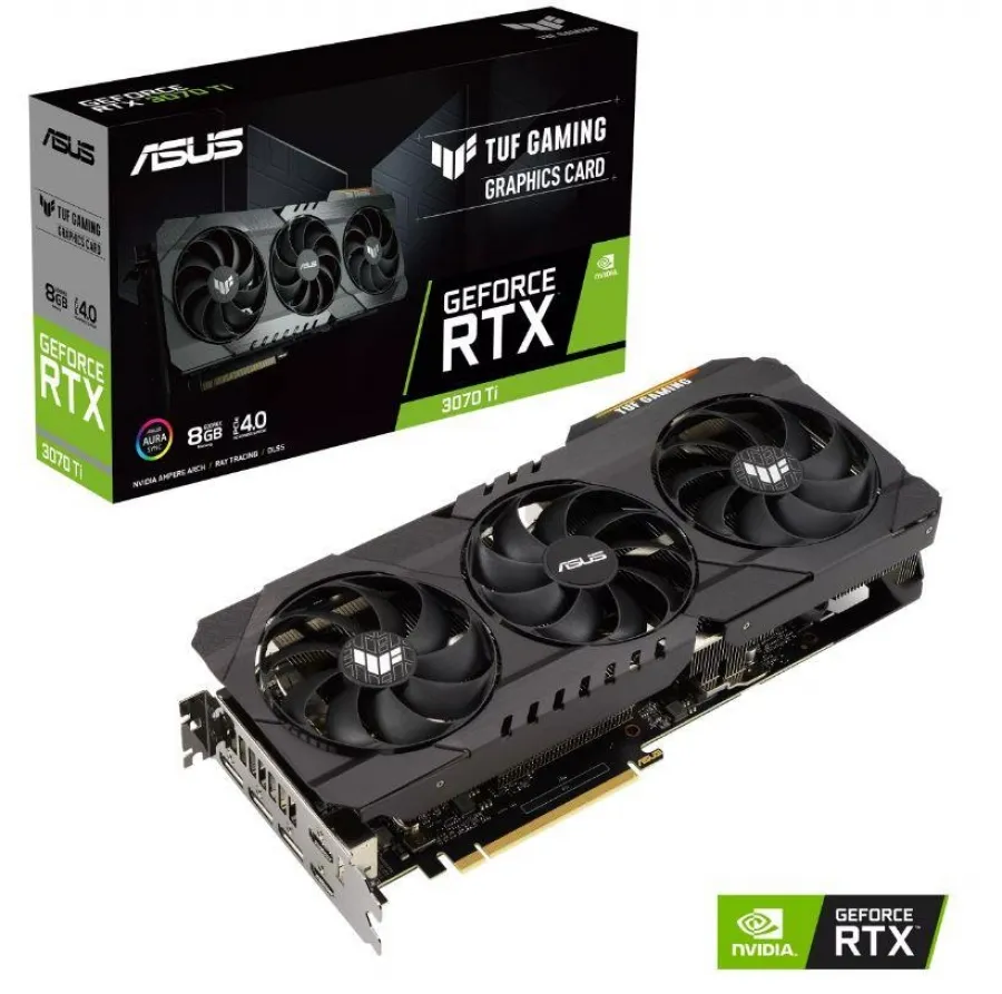ASUS TUF RTX3070TI-8G GAMING DDR6X 256B 2XHDMI 3XDP
